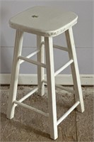 White stool  - 24 inches tall