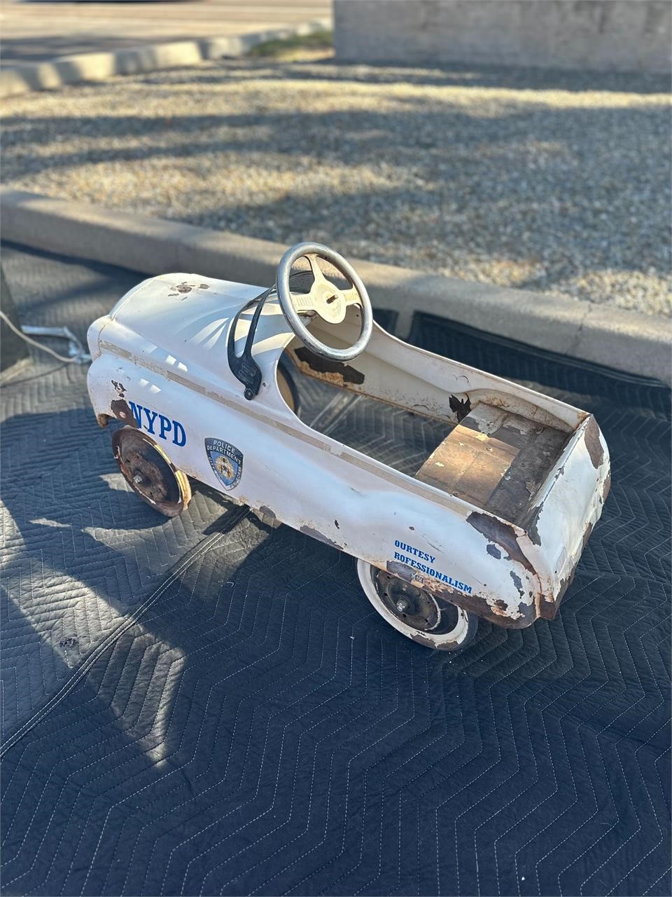 NYPD Vintage Toy Car