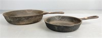 Lot Of 2 Cast Iron Skillets - Wagner