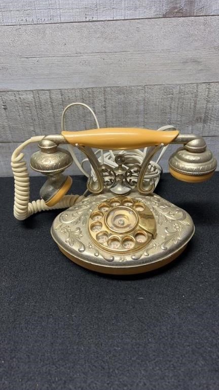 Working Vintage Telephone With Place For Picture O