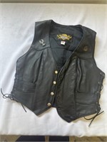 Sz.M Universal Rider Vest with large Harley
