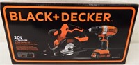 Black & Decker 20V Cordless Drill & Saw Set