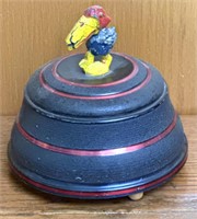 Antique Kansas Jayhawk music box