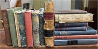 Assorted antique books - see pics