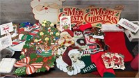 Vintage Christmas Lot Cutouts In Good Vintage Cond
