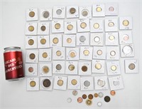 Lot de pièces de monnaie internationales
