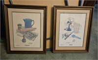 (2) BILL GRANSTAFF FRAMED PRINT