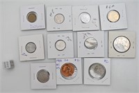 11 pièces de monnaie internationales