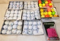 (8) Dozen Golf Balls / Golfballs & Tees