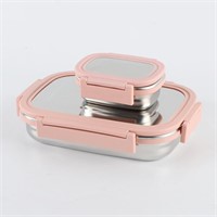 Stainless Steel Sandwich Container  Pink
