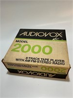 Audiovox model 2000 8 track player, new inbox