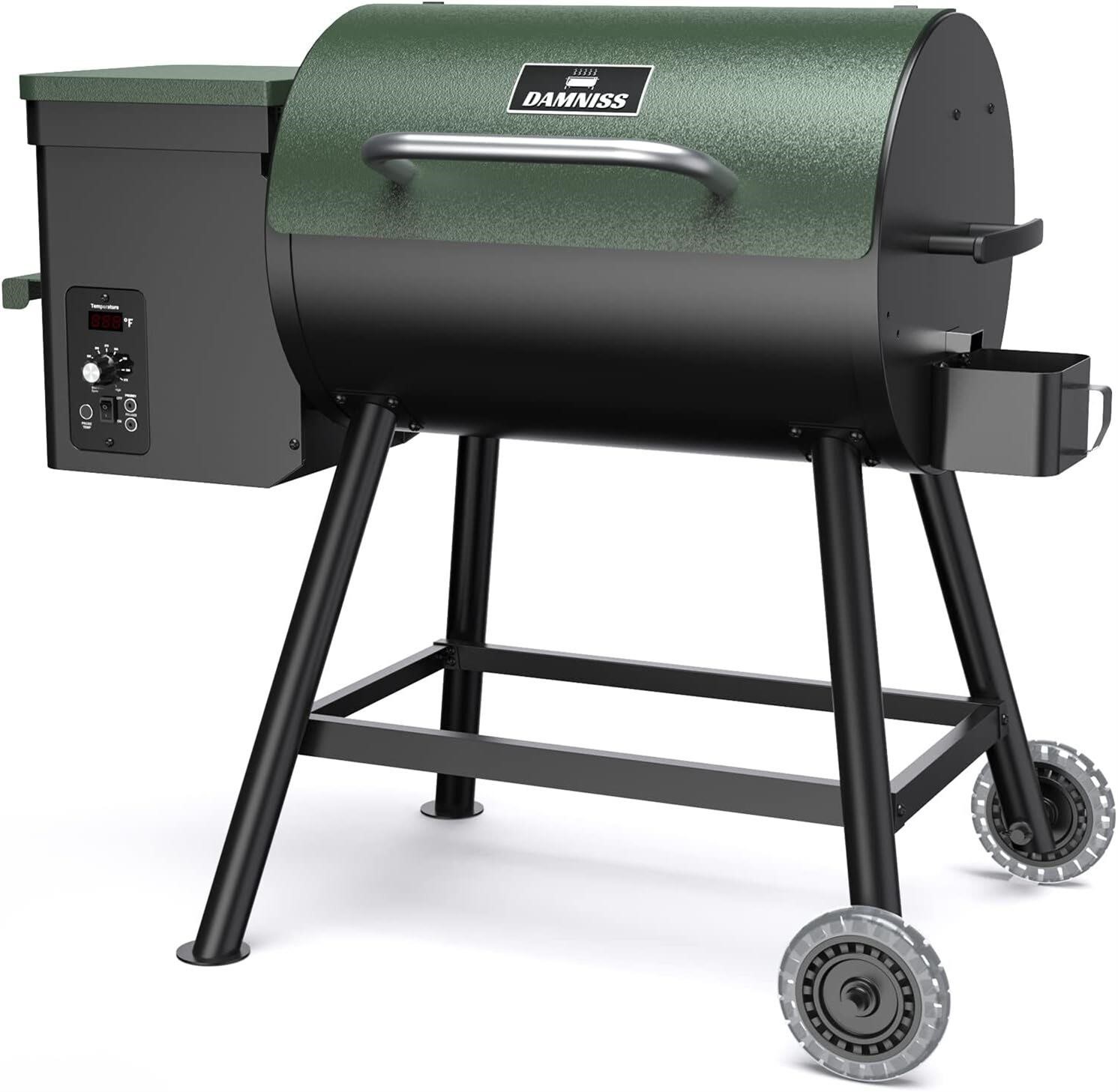 DAMNISS 8-in-1 Wood Pellet Grill & Smoker