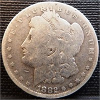 1882-O Morgan Silver Dollar - Coin