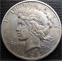 1926 Peace Silver Dollar - Coin