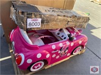 (2 pcs) assorted Minnie toy car, and 18 in boy