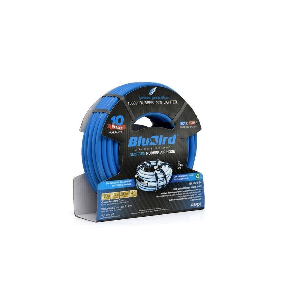 1/4 in. X 100 ft. Rubber Air Hose