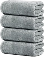 Cotton Bath Towels 30x60 Inches  Pack of 4