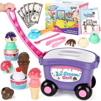Ice Cream Cart Play Set  For Kids 3-6 Years