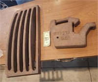 Kubota  25 lb tractor weight cast-iron grate 50