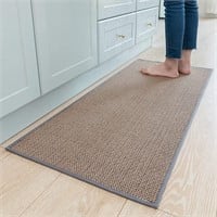 Kitchen Rugs and Mats Non Skid 20x47  Grey