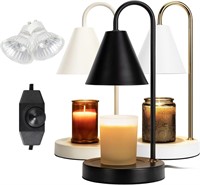Dimmable Electric Candle Warmer Lamp - Black