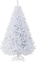 White Artificial Christmas Tree, 6ft Premium