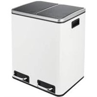 Garbage Can, 2 x 4 Gallon (2 x 15L) Trash Can, 8