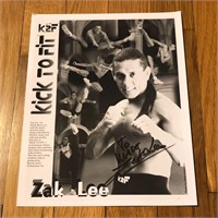 Autographed Zak Lee K2F Promo Publicity Photo
