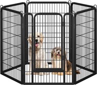 Dog Playpen Outdoor, 6 Panel Dog Fence 40"