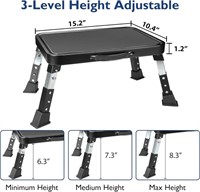 BONTEC 3-Level Height Adjustable Folding One Step