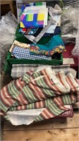 Large Lot Of Fabric