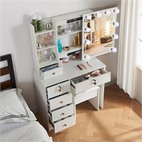 Read Notes!!! Vanity Makeup Table w/ Lights Mirror