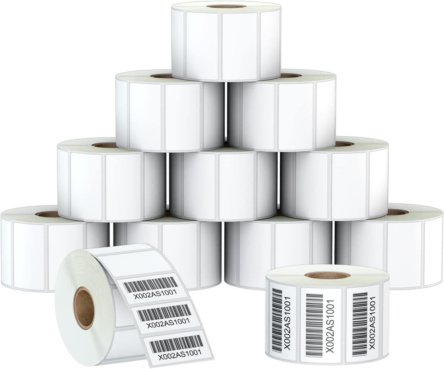 2x1 Thermal Labels for Rollo  12 Rolls