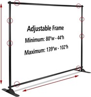 T-SIGN 5x7-8x10 ft Heavy Duty Backdrop Banner