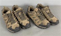 2x The Bid Pairs Of Hiking Shoes Size 10.5