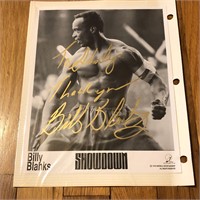 Autographed Billy Blanks Promo Publicity Photo