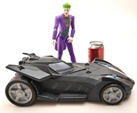 Batmobile avec figurines Batman et le Joker