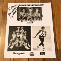 Autographed Buns of Steel Platinum Team Photo