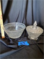Anchor Hocking Wexford Large Bowl & Covered Dish