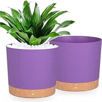 Plant Pots Set of 2 Pack 12 inch,Planters for