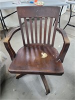 Vintage Wood Desk chair