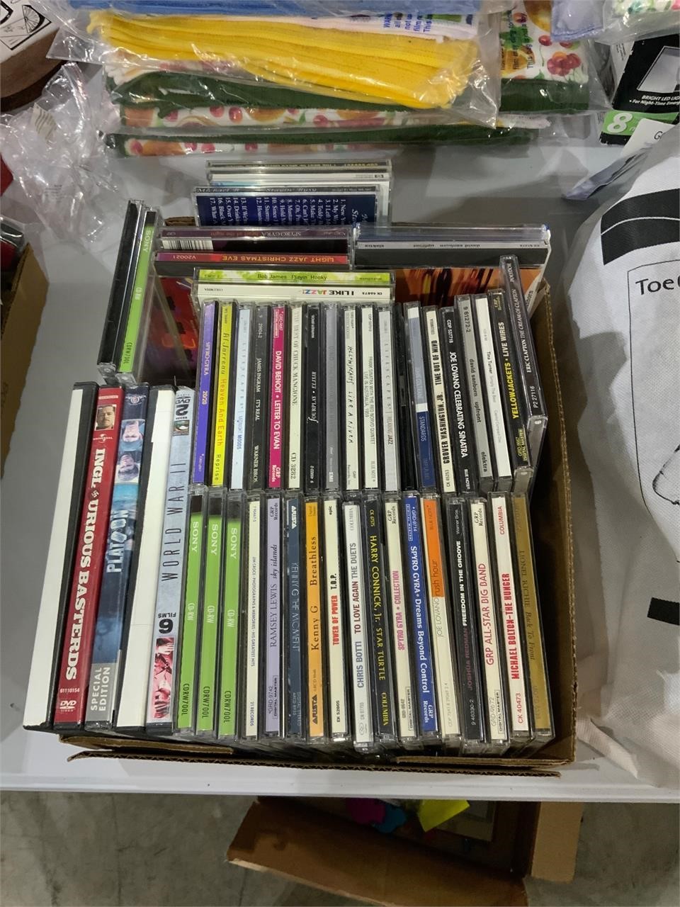 box lot of cds