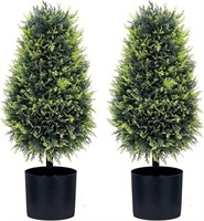 Artificial Trees,2 Pack 24 Inch Artificial