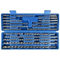 YaeTek 20pcs SDS Plus Rotary Hammer Drill Bits