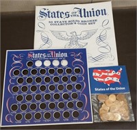 2 New Vintage State of The Union 50 State Solid