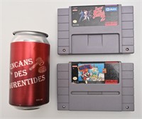 2 jeux Super Nintendo, Mario Paint et Super