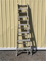 Aluminum Adjustable Step Ladder