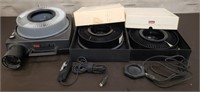 Kodak Carousel 600 Slide Projector w/ Wheels &