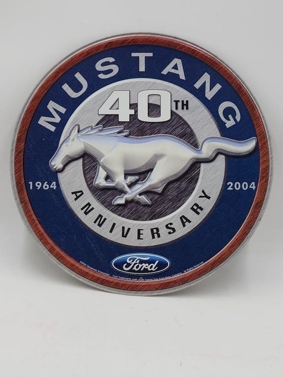 Desperate Enterprises Ford Mustang Aluminum Sign