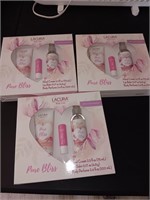 3 new sets lacura pure bliss body care.
 Perfume
